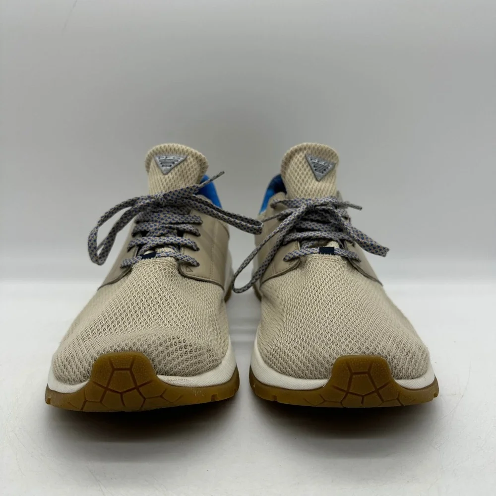 Columbia BM0174-272 Mens 13 Ancient Fossil/Blue Macaw Tamiami PFG Boat Shoes